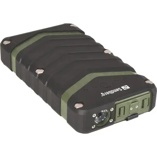 Acumulator Extern Sandberg Survivor Powerbank 20100 mAh, 74.4 Wh (Negru/Verde)