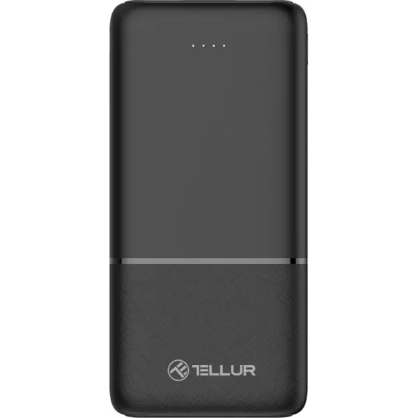 Acumulator extern Tellur TLL158481, 10000 mAh, Negru