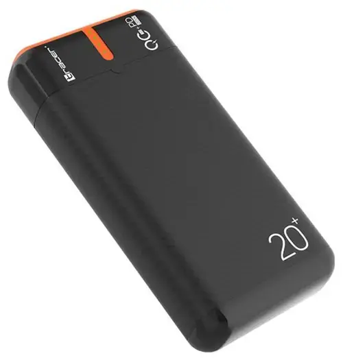 Acumulator extern Tracer EnerGen 20000mAh, 2 x USB, 1 x USB Type-C (Negru/Portocaliu)