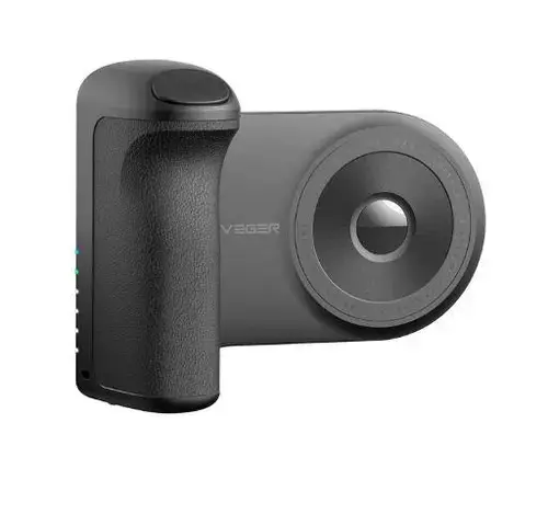 Acumulator extern Veger Tourist W0569, 5000 mAh, 5 W, Magnetica Wireless, Bluetooth, 6 LED-uri (Negru)