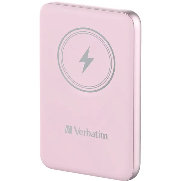 Acumulator extern Verbatim Charge'n'Go, 10000 mAh, Roz