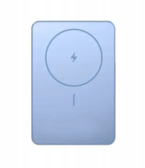 Acumulator extern Xiaomi Super Slim Magnetic BHR08POGL, 5000 mAh, Wireless 15 W, 22.5 W USB Type-C (Albastru)