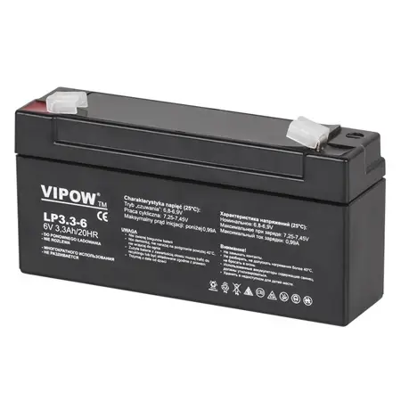 Acumulator gel plumb Vipow BAT0205, 6 V / 3.3 Ah