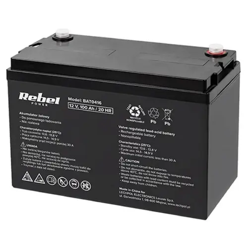 Acumulator GEL sigilat 12V 100Ah Rebel Power BAT0416