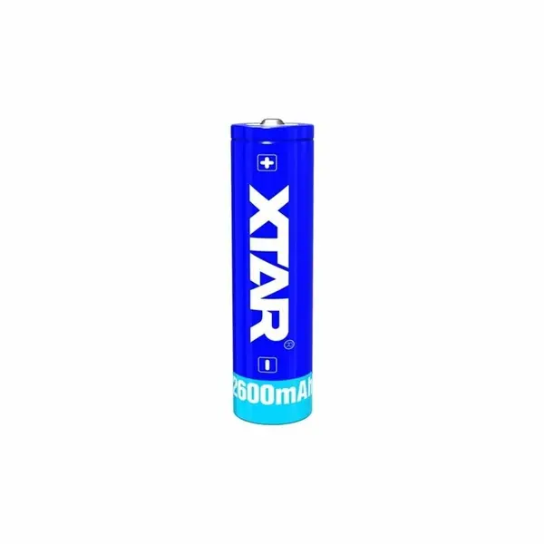 acumulator industrial li-ion terminal cu varf 18650 3.7v 2600mah xtar