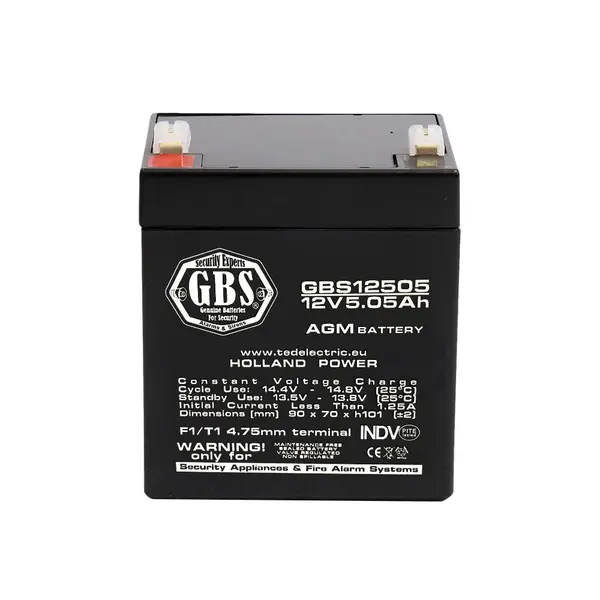 Acumulator PL 5, 12 V 5Ah, F1/T1