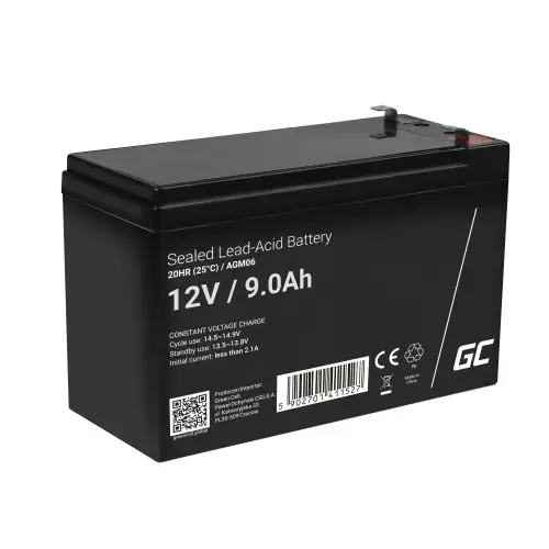 Acumulator Plumb Acid Green Cell 12V 9Ah VRLA AGM Baterie Gel