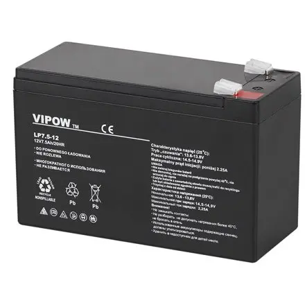 Acumulator Stationar Agm Vrla 12v 7.5ah Vipow BAT0214