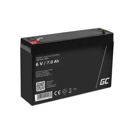 Acumulator stationar Green Cell AGM 6V 7Ah VRLA plumb acid baterie fara mentenanta