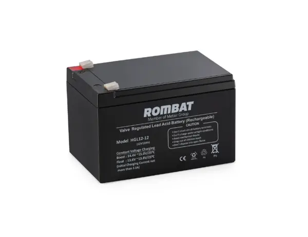 Acumulator stationar pentru UPS 12A/12V Rombat - HGL12-12