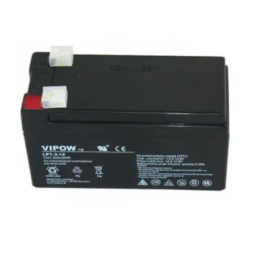 Acumulator stationar, plumb acid, sigilat, VRLA, 12V 1.3Ah