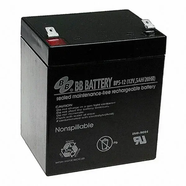 Acumulator UPS CyberPower 12V 5Ah, pentru seriile BU600 + BU650E / UT650E + UT650EG / UT1050, RBP0119