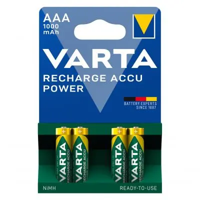 Acumulatori reincarcabili Varta AAA, Ni-MH 1.2V 1000 mAh VAR-R3-AAA