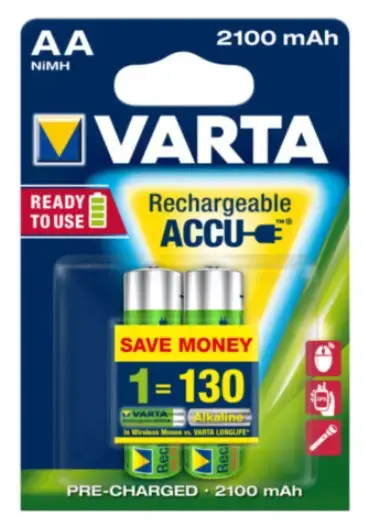 Acumulatori VARTA RECH.ACCU POWER AA 2100MAH BLI 2