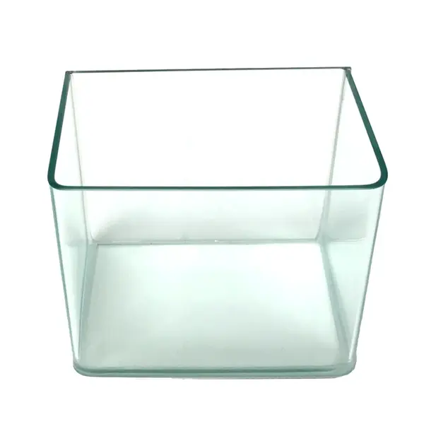 Acvariu curbat din sticla Chicos 18x13x15 cm