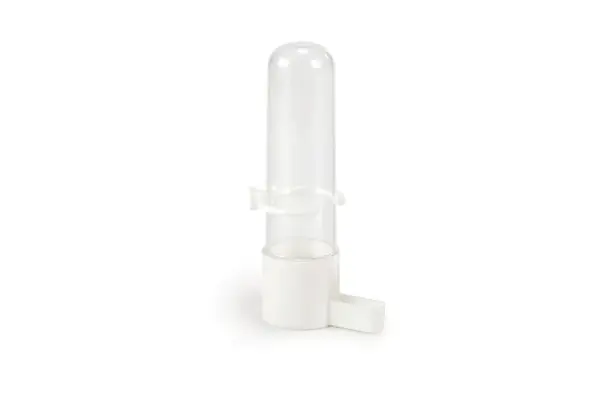 Adapator alb cu inel de prindere 4x14.5 cm