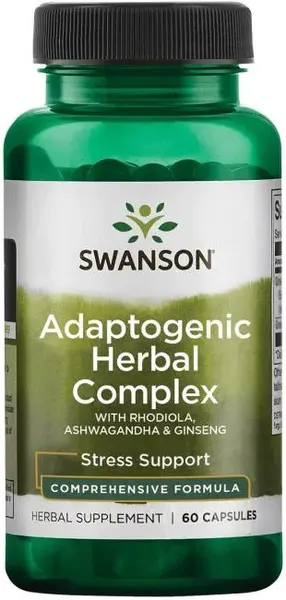 Adaptogen Herbal Complex, 60 capsule, Swanson