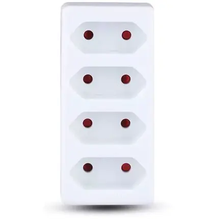 Adaptor 4 prize 4X2.5A max 3680W V-TAC SKU-8785