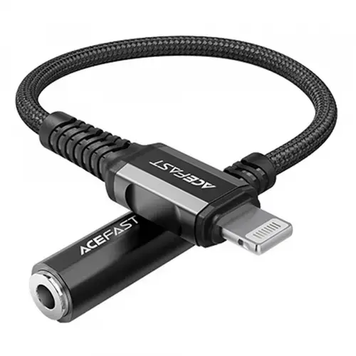 Adaptor audio Acefast C1-05, Lightning - 3.5mm (Negru)
