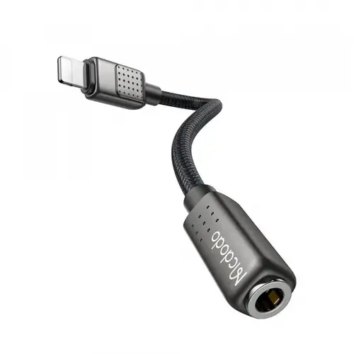 Adaptor audio McDodo CA-5010, Lightning - 3.5mm (Negru)