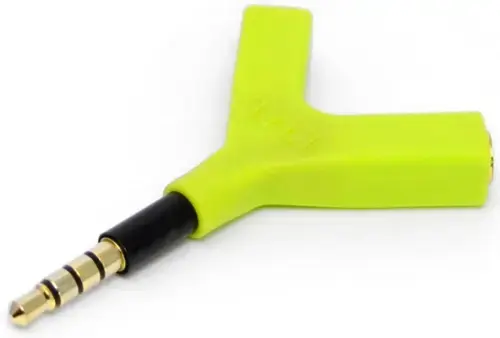 Adaptor Audio Tylt Y-SPLIT, 2x Jack 3.5mm (Verde)