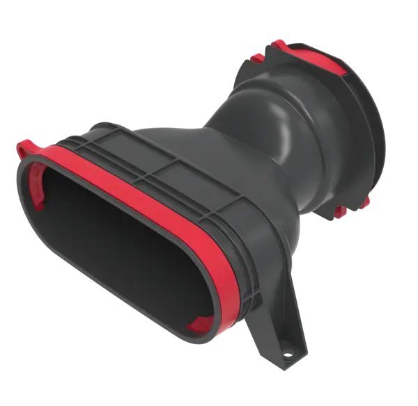 - Adaptor/convertor Heatpex Aria Flat 500, 75 mm, plat, Material Polipropilenă (PP), ATC1, Negru