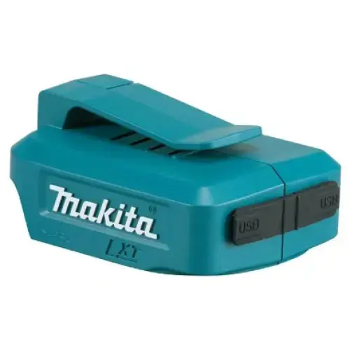 Adaptor cu 2 prize USB pentru baterii Li-Ion, 14,4V si 18V, Makita