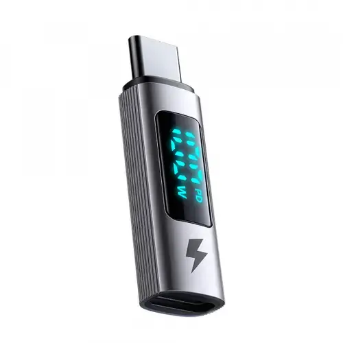 Adaptor Date/Incarcare McDodo OT-6090 Wales Display, USB-C - USB-C (Negru)