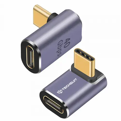 Adaptor Date/Incarcare Techsuit A12 TitanCoreX, USB-C - USB-C (Gri)