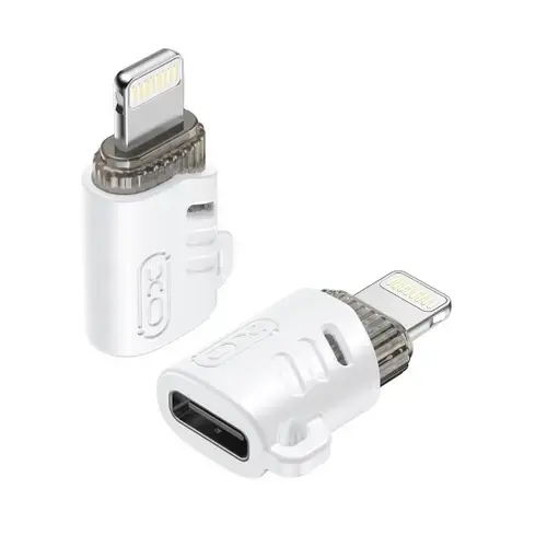 Adaptor Date/Incarcare XO Design NB256E, USB-C - Lightning (Alb)
