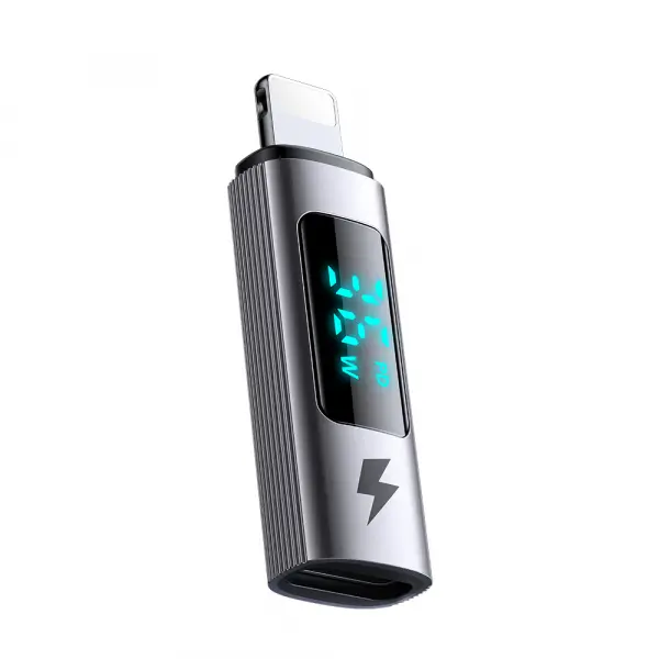 Adaptor Date si Incarcare USB-C - Lightning McDodo OT-6100 Wales Display, Negru
