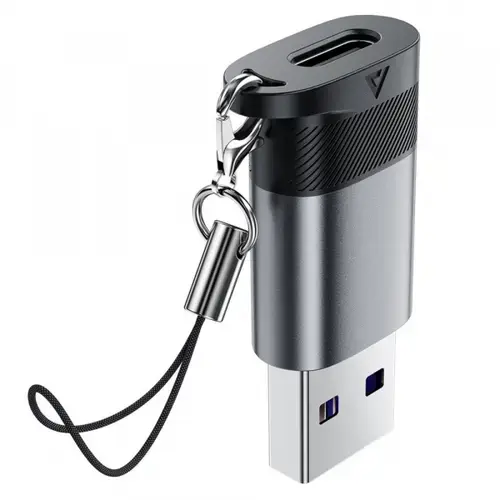 Adaptor Date si Incarcare USB-C - USB-A Acefast J8 (Gri)