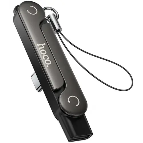 Adaptor Date si Incarcare USB-C - USB-C HOCO UA47A, Negru