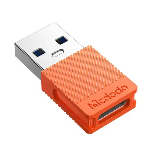 Adaptor de telefon Mcdodo OT-6550, USB 3.0 la USB-C (Portocaliu)