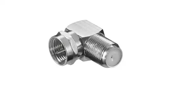 Adaptor F mama la F tata unghi 90 grade, FC-M/F90-WL