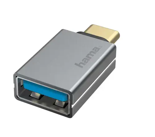 Adaptor Hama 200300, USB Type-C - USB (Gri)