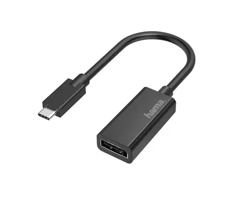 Adaptor Hama 200314, USB-C - DisplayPort (Negru)