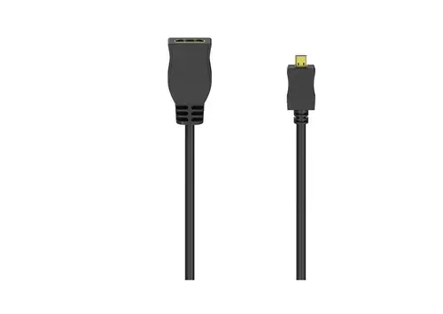 Adaptor Hama 205168, MicroHDMI - HDMI, 0.1m (Negru)