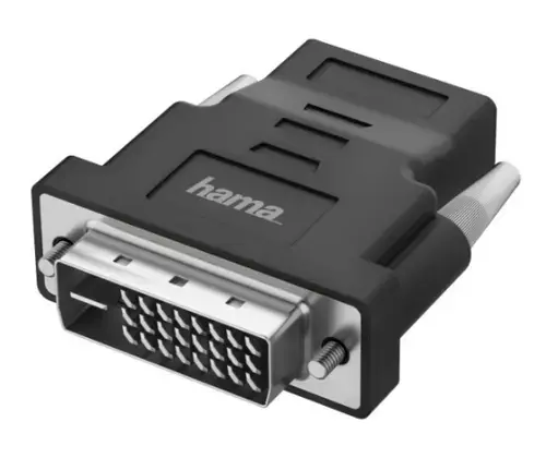 Adaptor Hama 205169, DVI-D tata - HDMI mama, Ultra-HD, 4K (Negru)