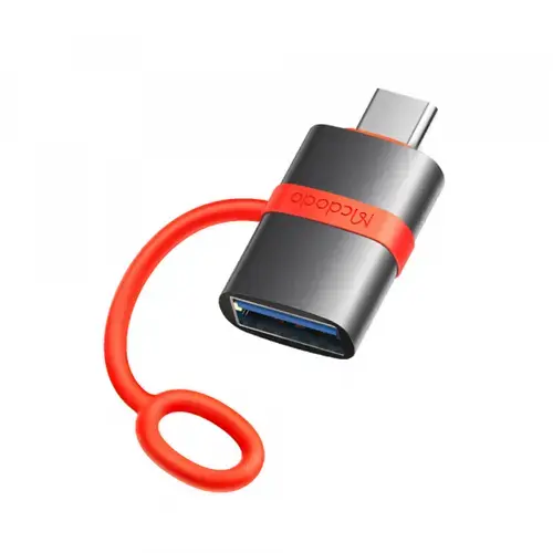 Adaptor McDodo OT-3810, USB-C - USB-A (Gri)
