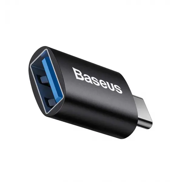 Adaptor OTG USB-C - USB-A Baseus Ingenuity, Negru ZJJQ000001
