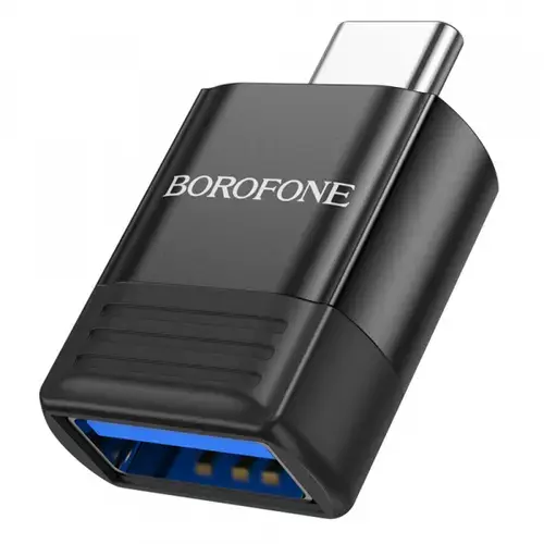 Adaptor OTG USB-C - USB-A Borofone BV18, Negru