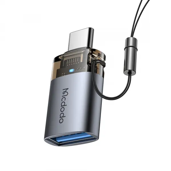 Adaptor OTG USB-C - USB-A McDodo OT-7400, Negru