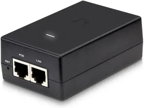 Adaptor PoE Ubiquiti POE-24-24W-G, 24V 1A, Gigagbit (Negru)