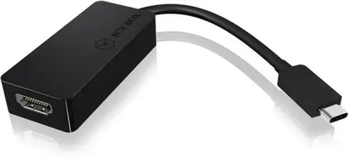 Adaptor RaidSonic, IcyBox USB tip C la HDMI, Negru