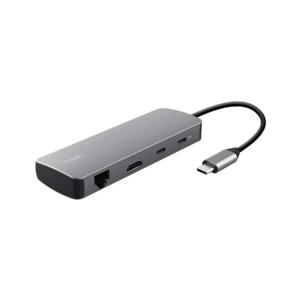Adaptor Trust Dalyx 8 in 1, Gri
