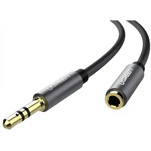 Adaptor UGREEN AV118, Audio 3.5mm - 3.5mm, 1.5m (Negru)