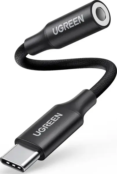 Adaptor Ugreen AV161, USB-C la Jack 3.5mm (Negru)