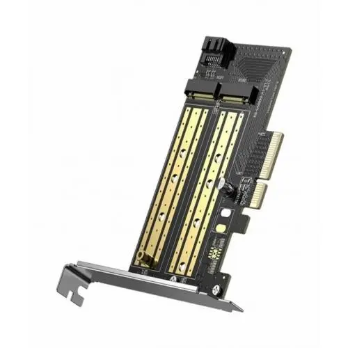 ADAPTOR Ugreen, "CM302" 2 X M.2 (M)(NVMe) la PCle 3.0, adaptor pt. SSD M.2 cu form factor 2280, 2260, 2242 si 2230 "70504"