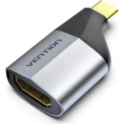 Adaptor USB-C la HDMI Vention TCAH0, 4K UHD, plug-and-play, 10cm, Gri